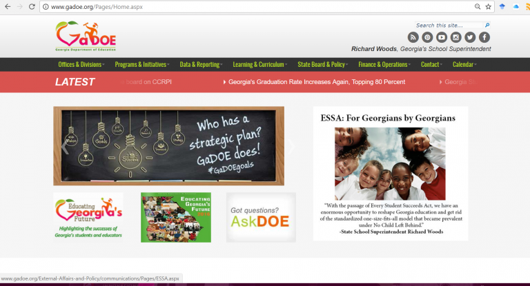 GA Dept of Education Website